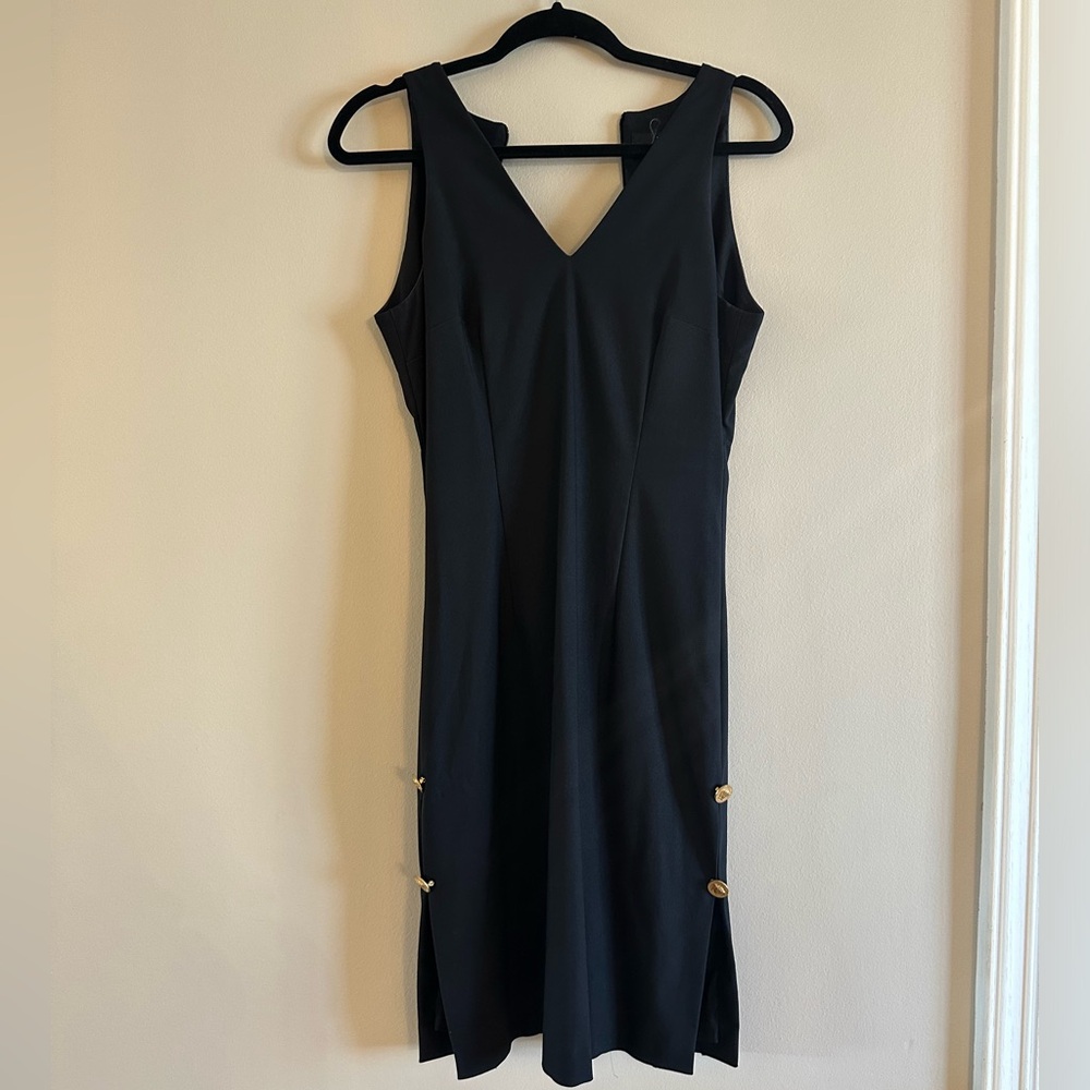 Vintage Versace Navy Dress Size 26 / 40